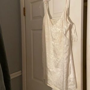 🍊 dress | white floral mini